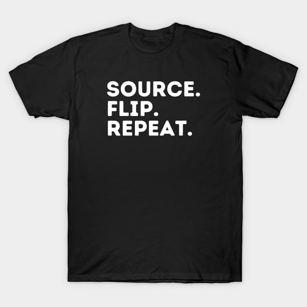 Source Flip Repeat T-Shirt by LizardIsland